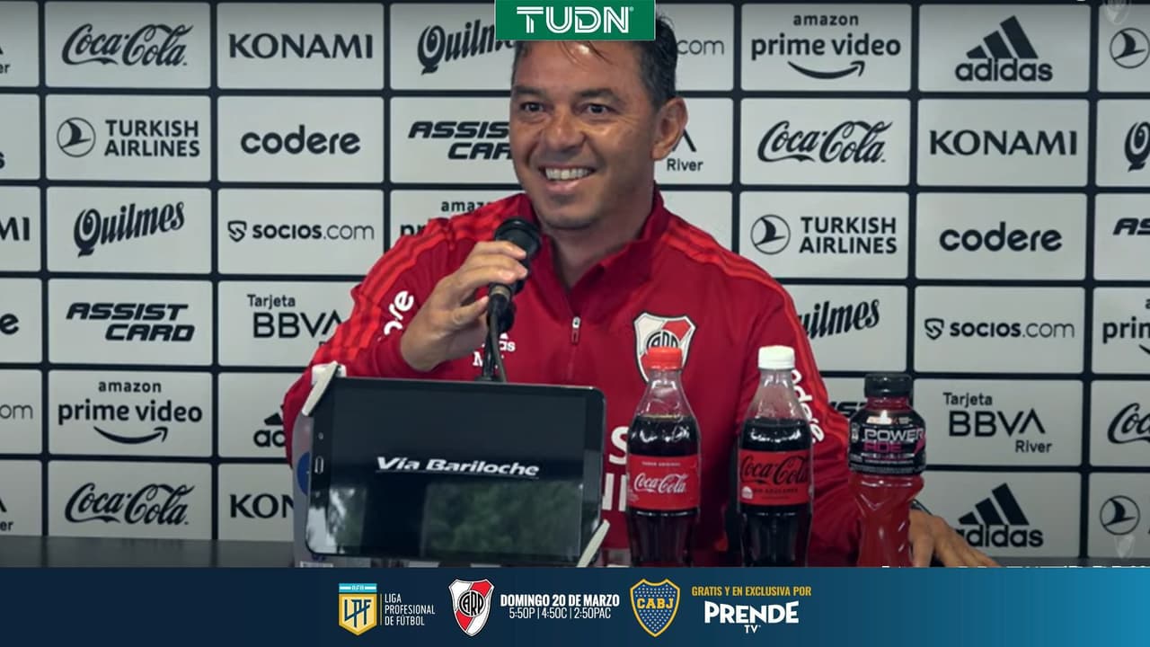 Marcelo Gallardo revela su alineación para el River Plate vs Boca Juniors