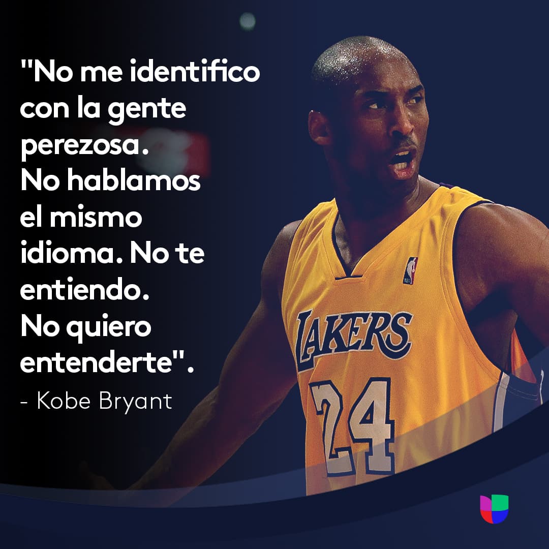 <a href="https://www.univision.com/local/los-angeles-kmex/celebra-el-dia-de-kobe-bryant-visitando-algunos-de-sus-murales-en-los-angeles-fotos">La Mamba Negra</a> era rigurosa y disciplinada y en su diccionario no existió la palabra "excusa".
<br>