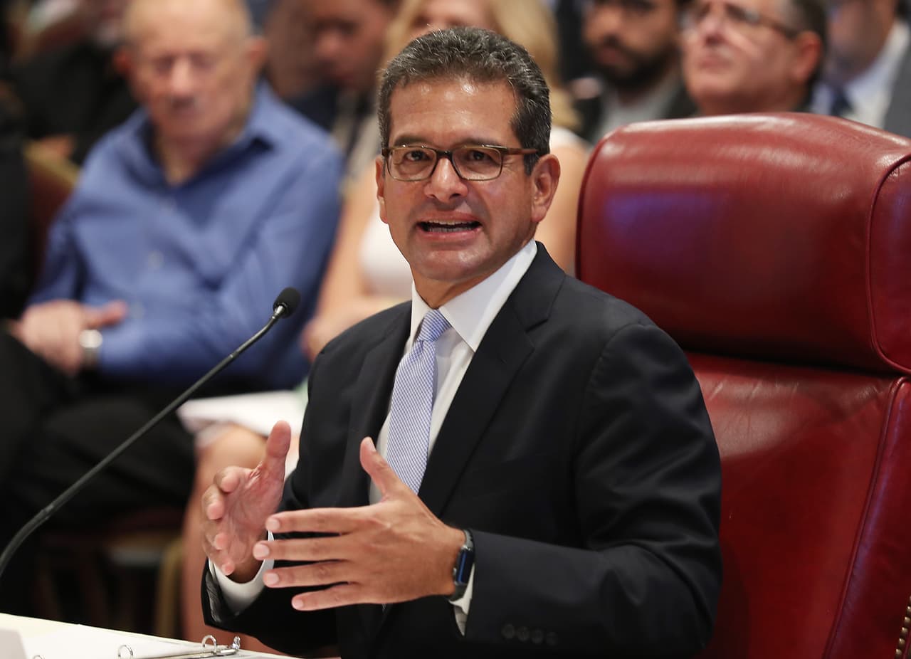 Pedro Pierluisi frente a la Cámara de Representantes de Puerto Rico