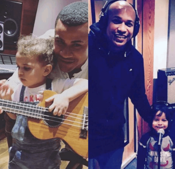 El dúo de Gente de Zona comparte con sus hijos momentos invaluables, incluso, en el estudio de grabación.