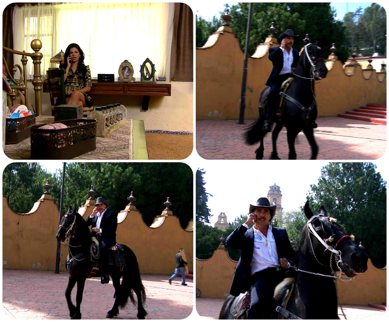 Fue a darle una vuelta al pueblo en su caballo. ¡También le contó a María que su madre aún está viva!