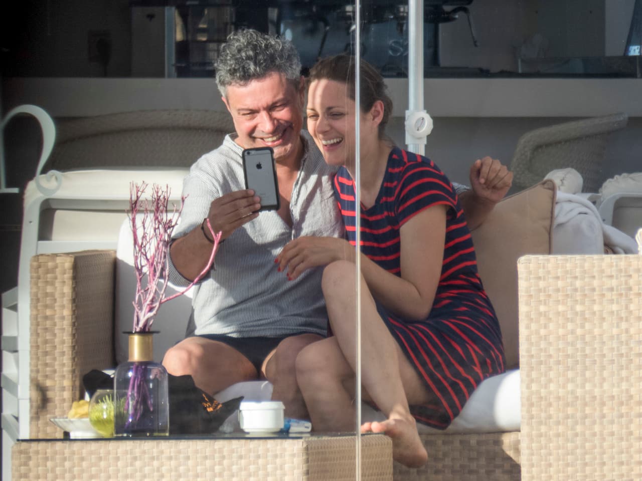 La diversión siguió fuera del agua.