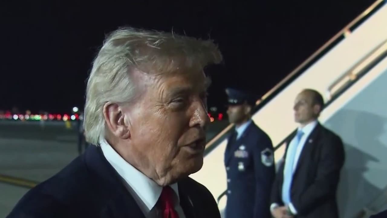 ¿Qué dijo Donald Trump sobre cómo fue recibido por la afición en el juego de la NBA?