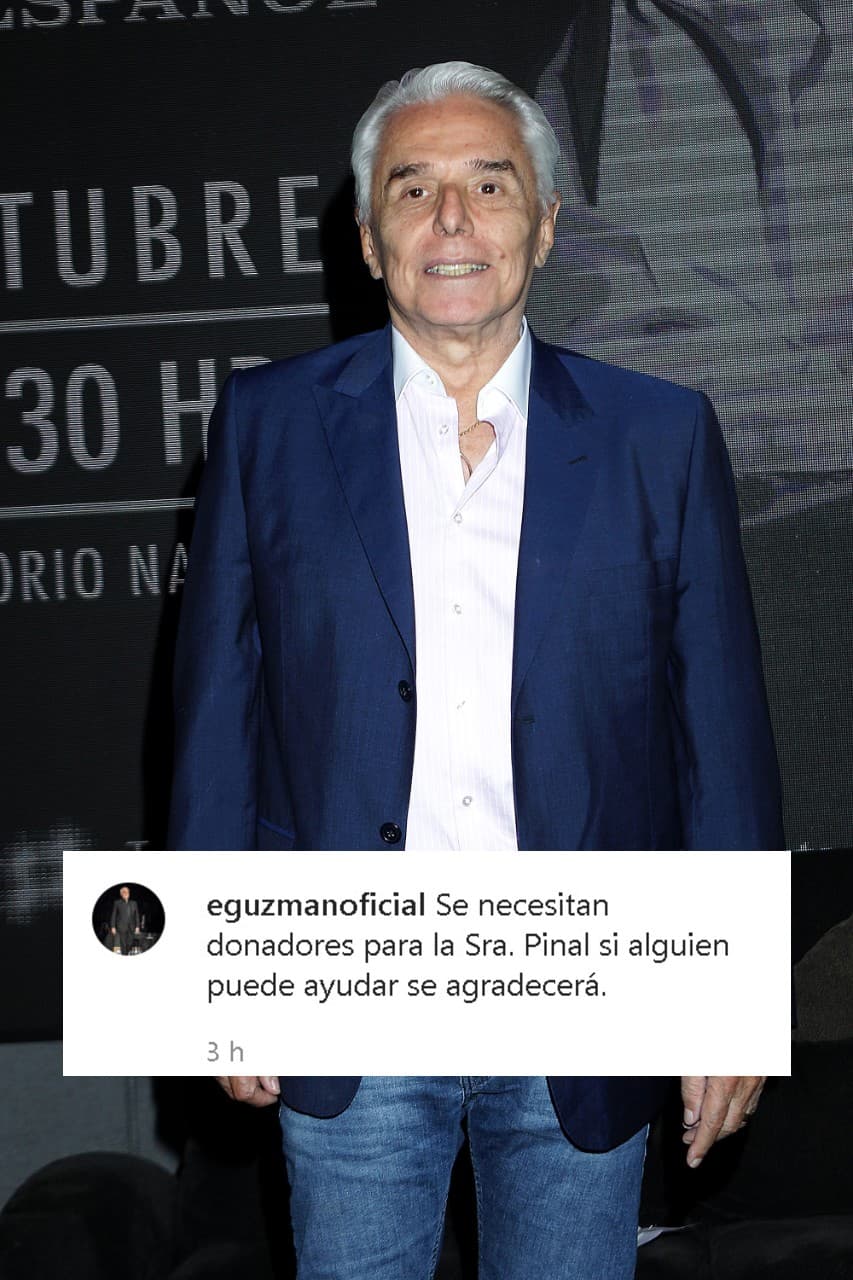 <b><a href="https://www.univision.com/radio/raul-brindis/dejando-a-un-lado-sus-diferencias-silvia-pinal-y-enrique-guzman-posan-juntos-como-orgullosos-abuelos-video">Enrique Guzmán también mostró su solidaridad</a></b> ante la situación que atraviesa su exesposa y compartió la publicación de su hija Alejandra.
<br>