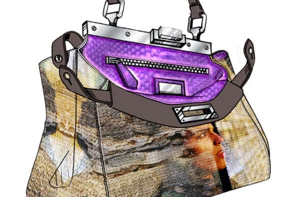 La modelo echó a volar su imaginación. (Imagen de Fendi).