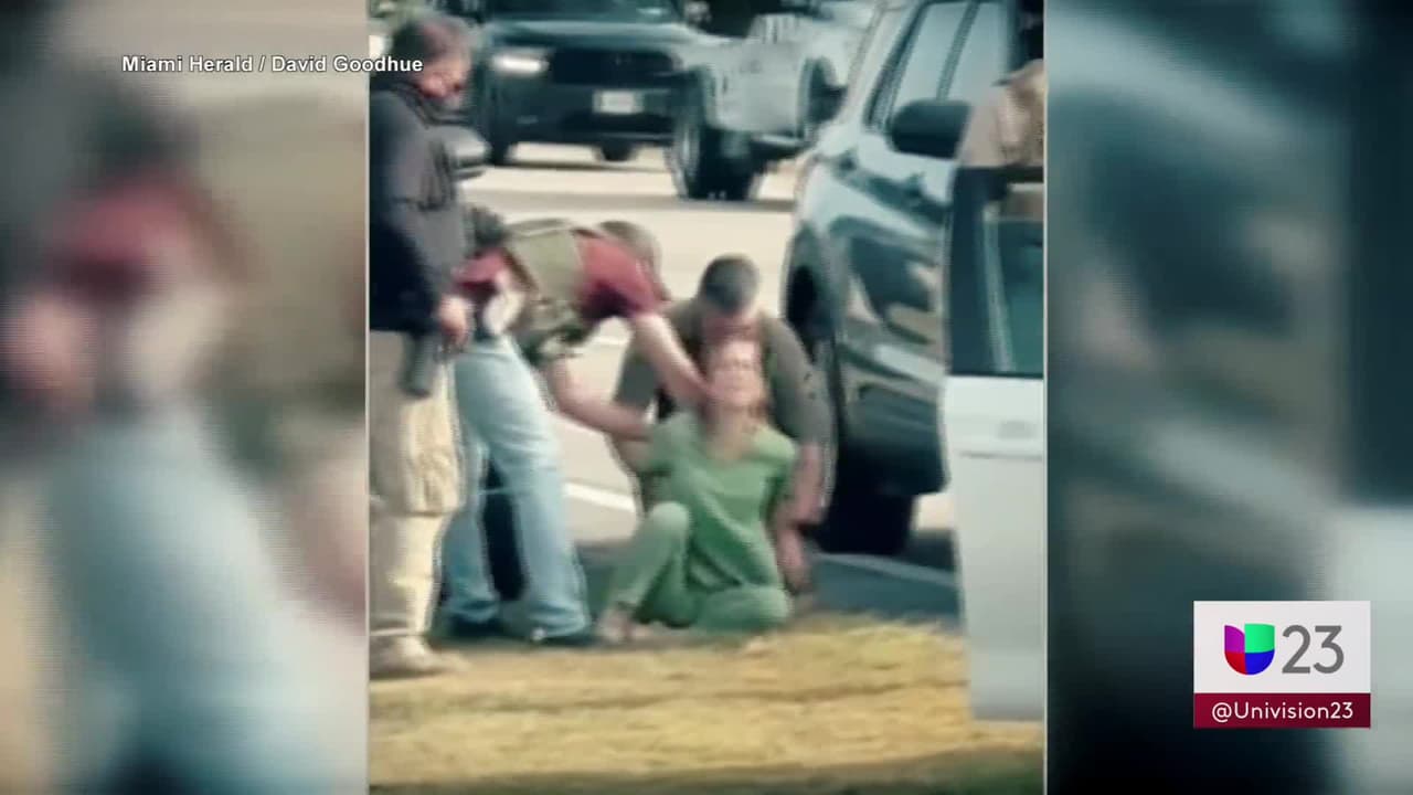 Captado en cámara: agentes de CBP detienen a una ciudadana americana en los Cayos de Florida