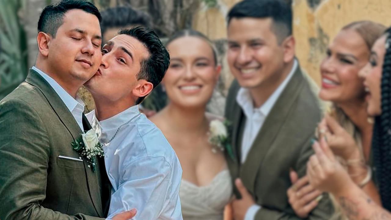 Emilio Osorio y Romina Marcos le dieron un regalo muy original a su hermano el día de su boda