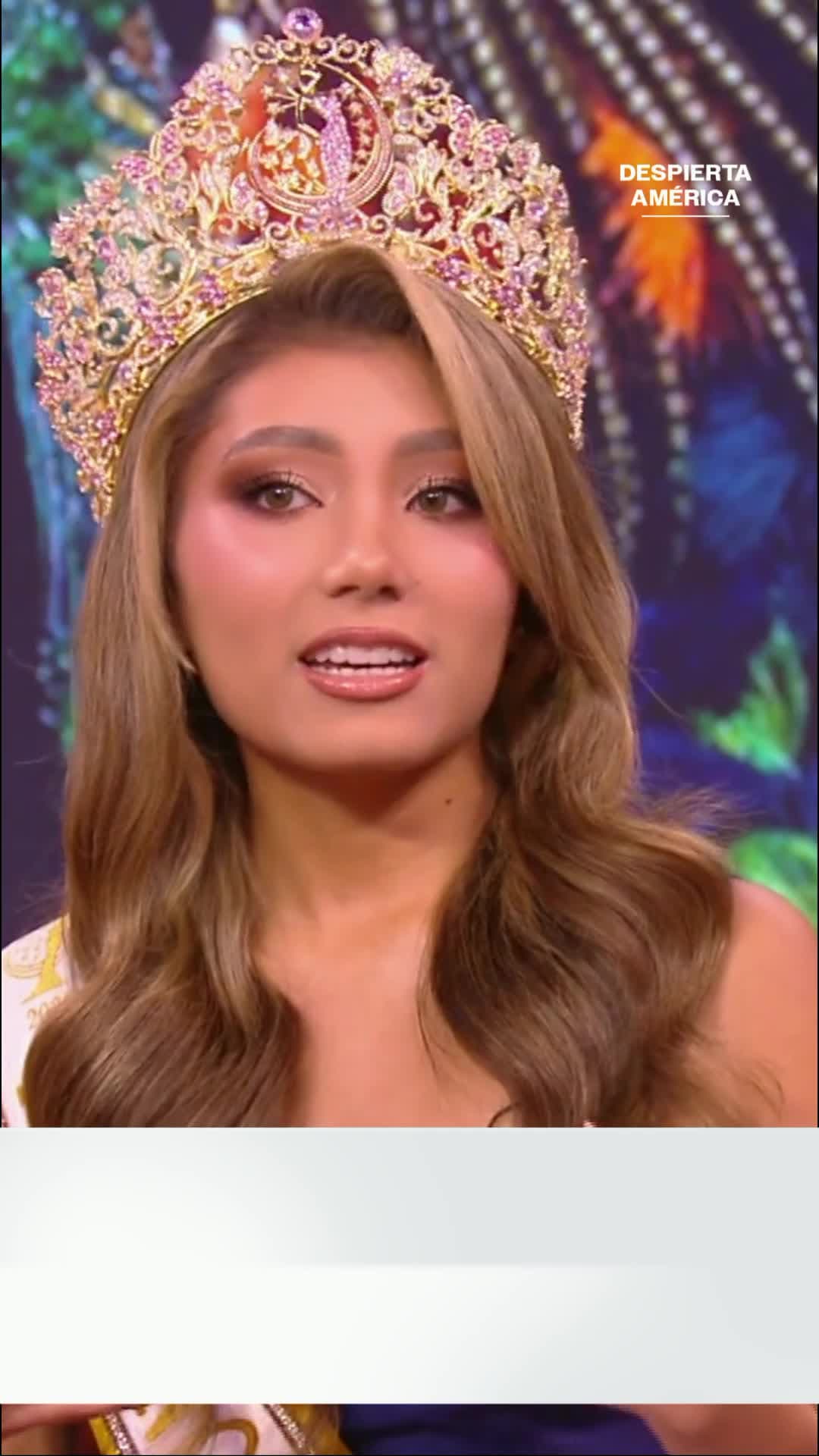 Miss Teen Universe Colombia se roba las miradas con su belleza y forma de responder