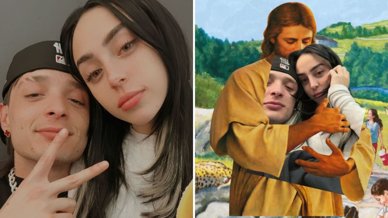 Peso Pluma y Nicki Nicole se besan en concierto y sus fans les recuerdan: “¿No que era como un perro?”