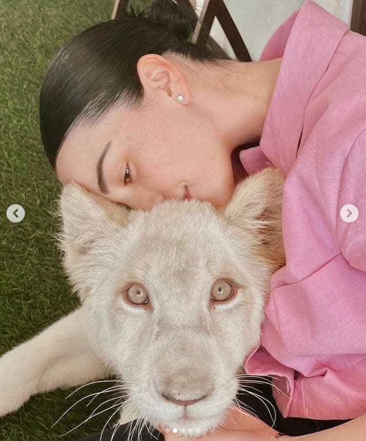 "
<b>Él (Adriel) habla con Nodal y yo hablo con 'Beli'</b>, así que todo bien. Ni modo que estés agarrado con una persona que anduvo con (una) novia hace años, no es un cuerno ni nada, fue en un año diferente", dijo la joven.
<br>