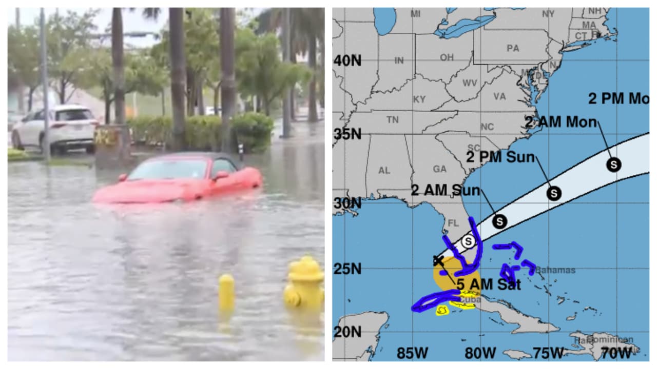 Avisos de inundaciones y alerta de tormenta tropical continúan vigentes en el sur de Florida