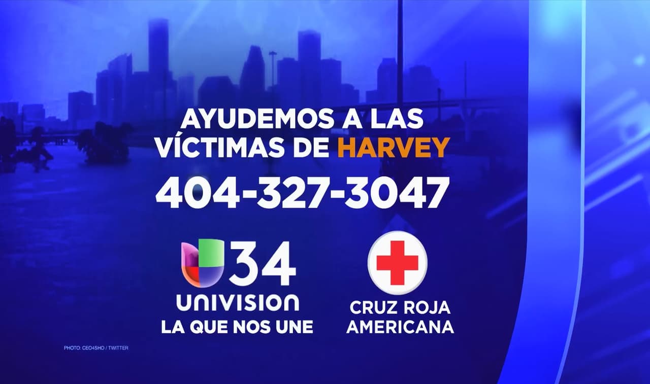 Univision Atlanta y CBS46 anuncian teletón conjunto para ayudar a las víctimas del huracán Harvey