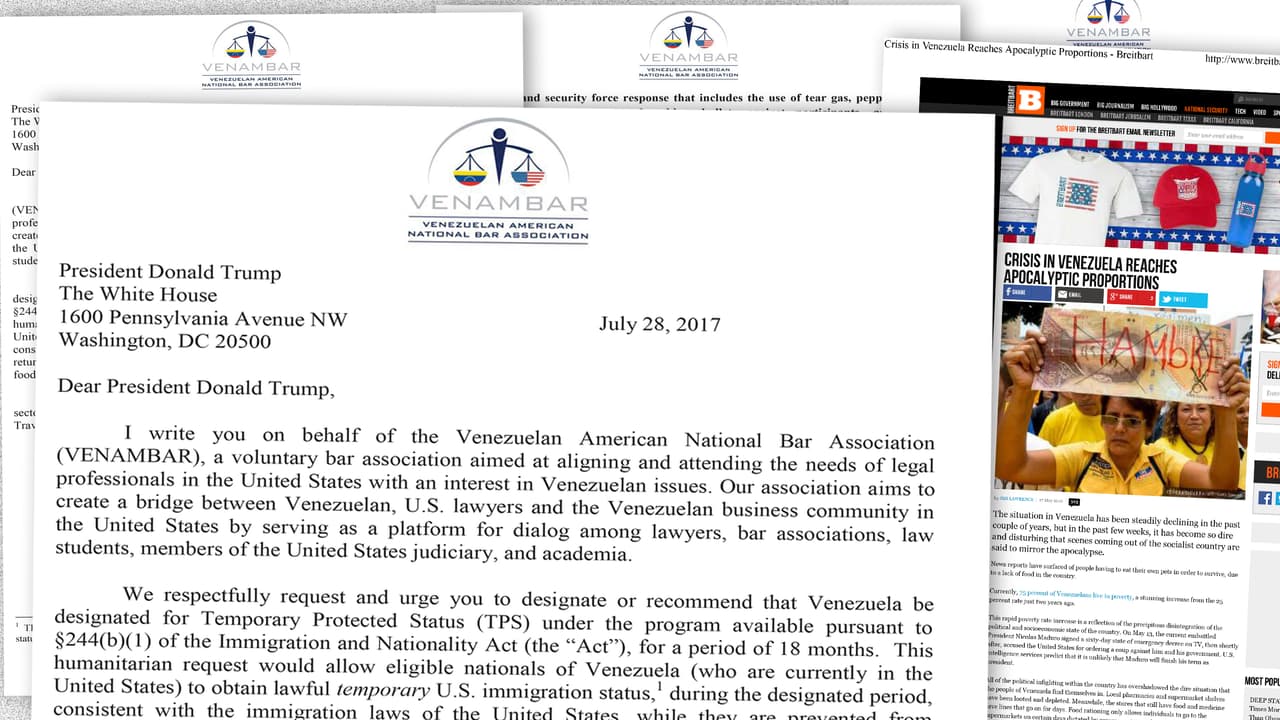 La carta, redactada por Kostencki junto a Lea Salama DiMitri, miembro de la junta directiva de la asociación, plantea la necesidad del TPS debido al caos en la nación petrolera, la agitación social, la delincuencia violenta, la escasez generalizada de alimentos y medicinas, y la incapacidad del gobierno de velar por la seguridad de los emigrados si regresan.