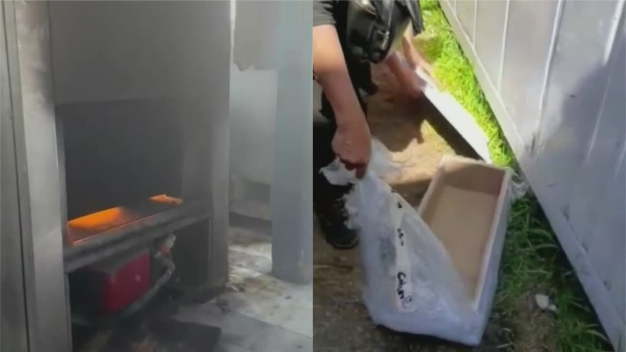 <b>Denuncian que en una funeraria creman varios cadáveres juntos</b>
<br>
<br>Familiares de fallecidos entraron al crematorio del cementerio El Ángel, lugar al que llevaron los restos de sus seres queridos para ser incinerados.