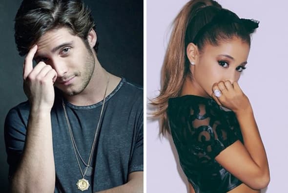 ¡¿De romance?! Dicen que Diego Boneta y Ariana Grande viven un amorío.