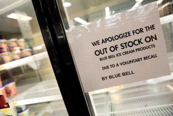 Blue Bell sabía de la contaminación de listeria desde 2013
