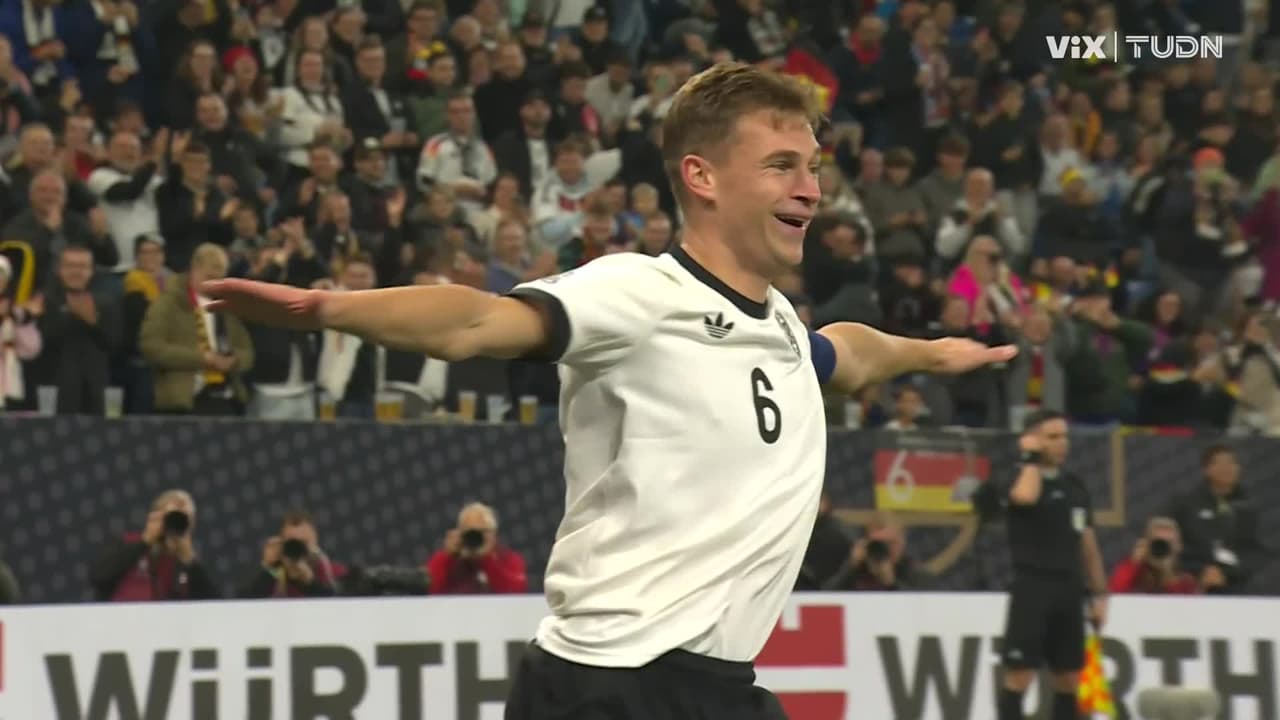 ¡Doblete de Kimmich! El regalito se agradece y es el cuarto de Alemania