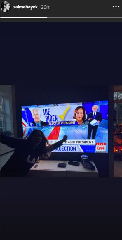 <b>Salma Hayek</b> se sumó y compartió esta imagen.