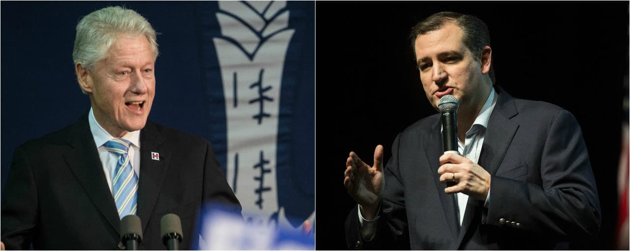 Bill Clinton y Ted Cruz luchan por el voto de San Antonio