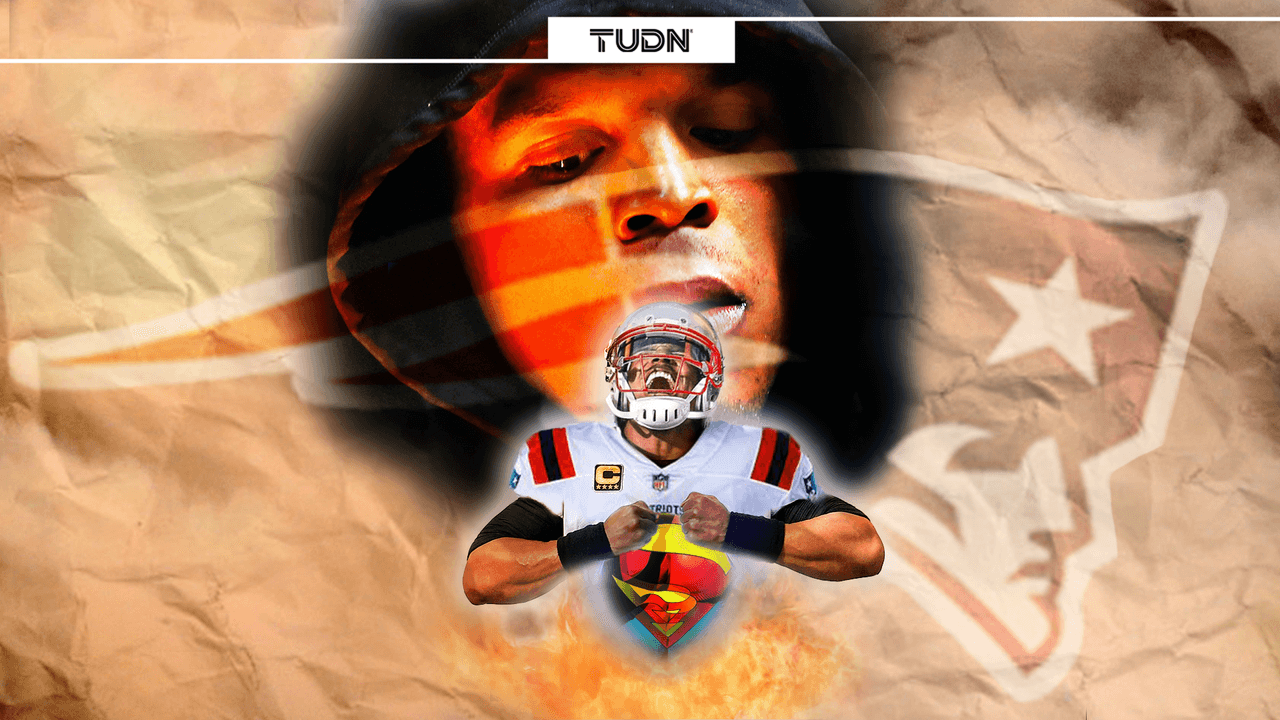 Así luce Cam Newton con el uniforme de New England Patriots