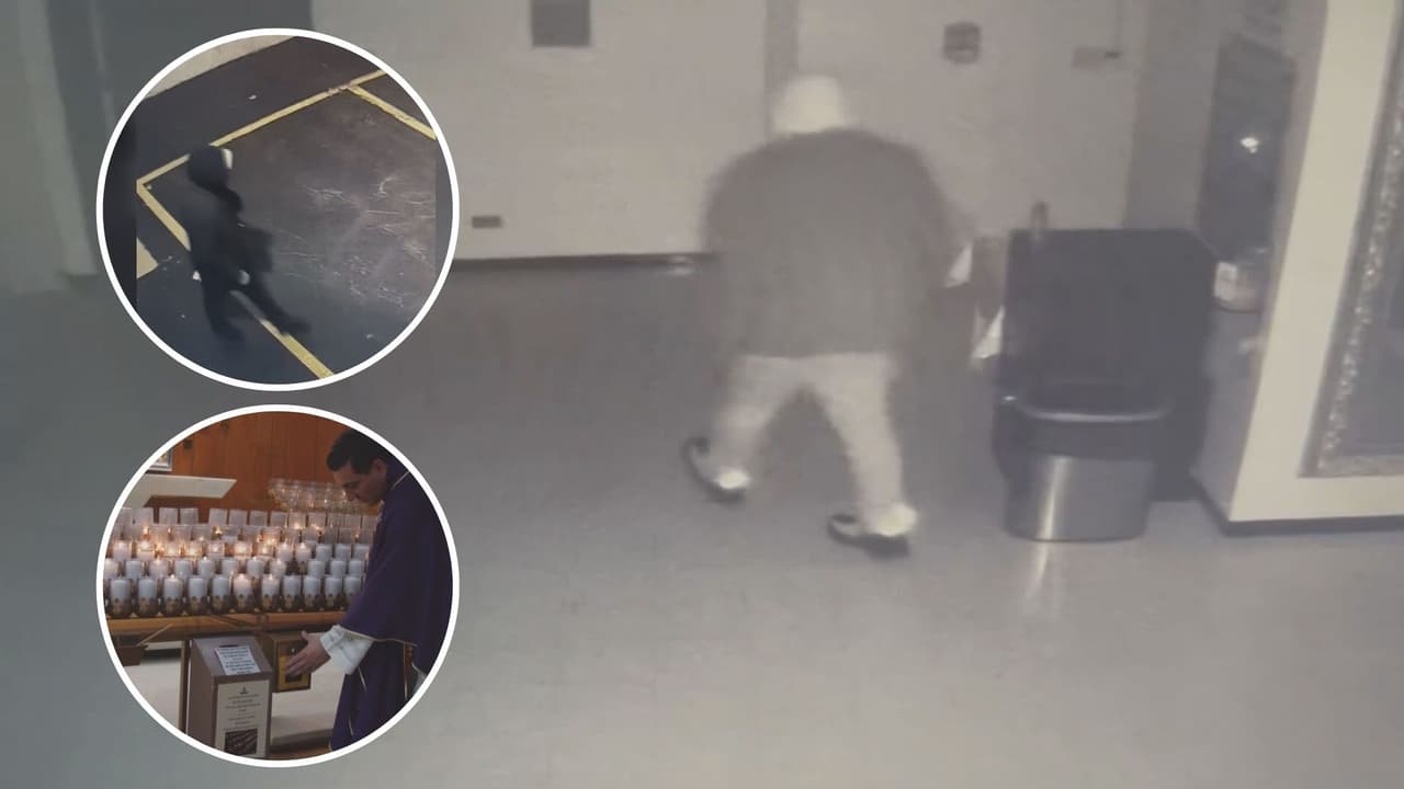 Sujeto se roba las limosnas de una iglesia en Chicago: cámaras de seguridad grabaron el momento 