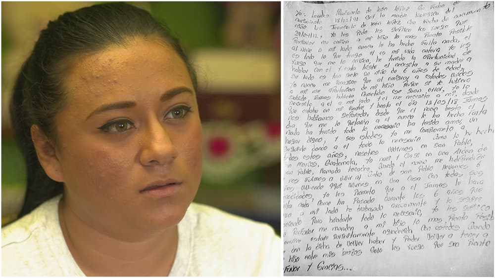 Las angustiosas cartas de una madre al gobierno de EEUU para que le devuelvan al hijo que le quitaron en la frontera