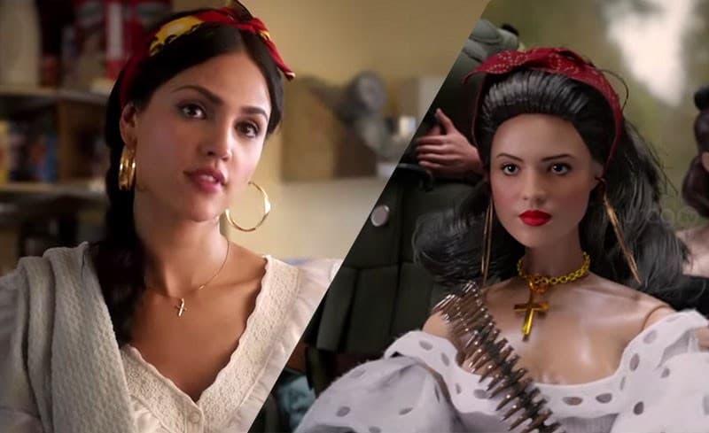 En el nuevo filme animado de Robert Zemeckis (el director de 'Volver al Futuro' y 'Forrest Gump'), la actriz interpreta a Caralala, un personaje inspirado en la version mexicana de Barbie, así como a su versión "real".