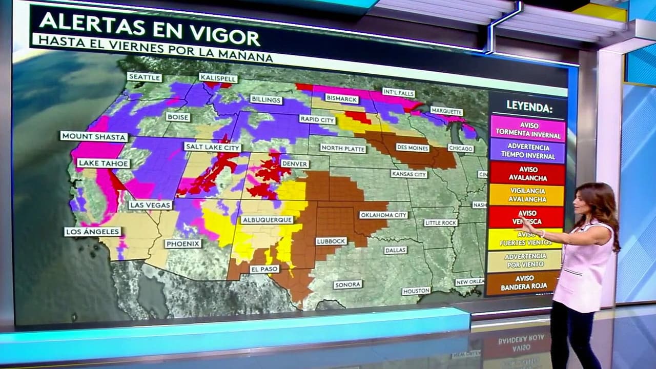 Advertencia de bandera roja por incendios: ¿Cómo será el clima mañana jueves en Estados Unidos? 