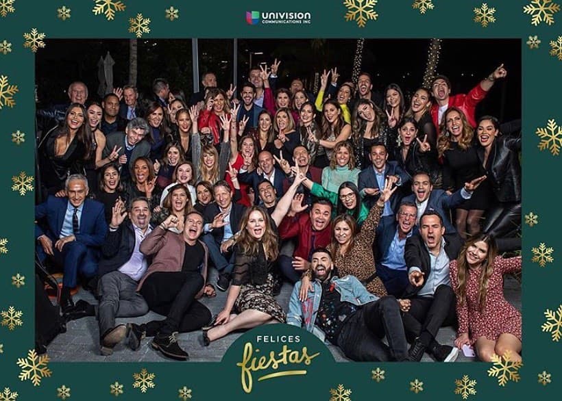 A principio de mes, el equipo de presentadores disfrutaron de la tradicional posada con sus compañeros y amigos de Univision, sin duda una noche de disfrute total.