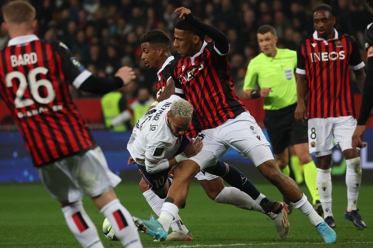 Nice derrotó por la mínima al Paris Saint-Germain que llegará herido al juego de Champions contra el Real Madrid.