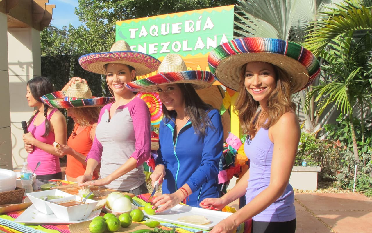 ¡Provechito chicas! Las bellas cocineras de la taquería de Despierta América.