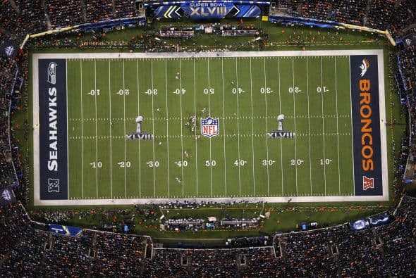 El imponente Metlife Stadium no decepcionó. En la imagen, una toma aérea del estadio, con más 80,000 aficionados.