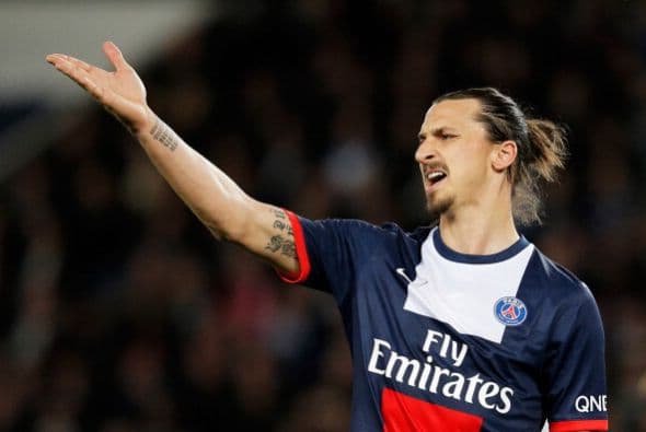 9. ZLATAN IBRAHIMOVIC. Esta estrella sueca, jugador del París Saint-Germain, es el único del listado que no estará en Brasil 2014, pues su selección no logró calificar.