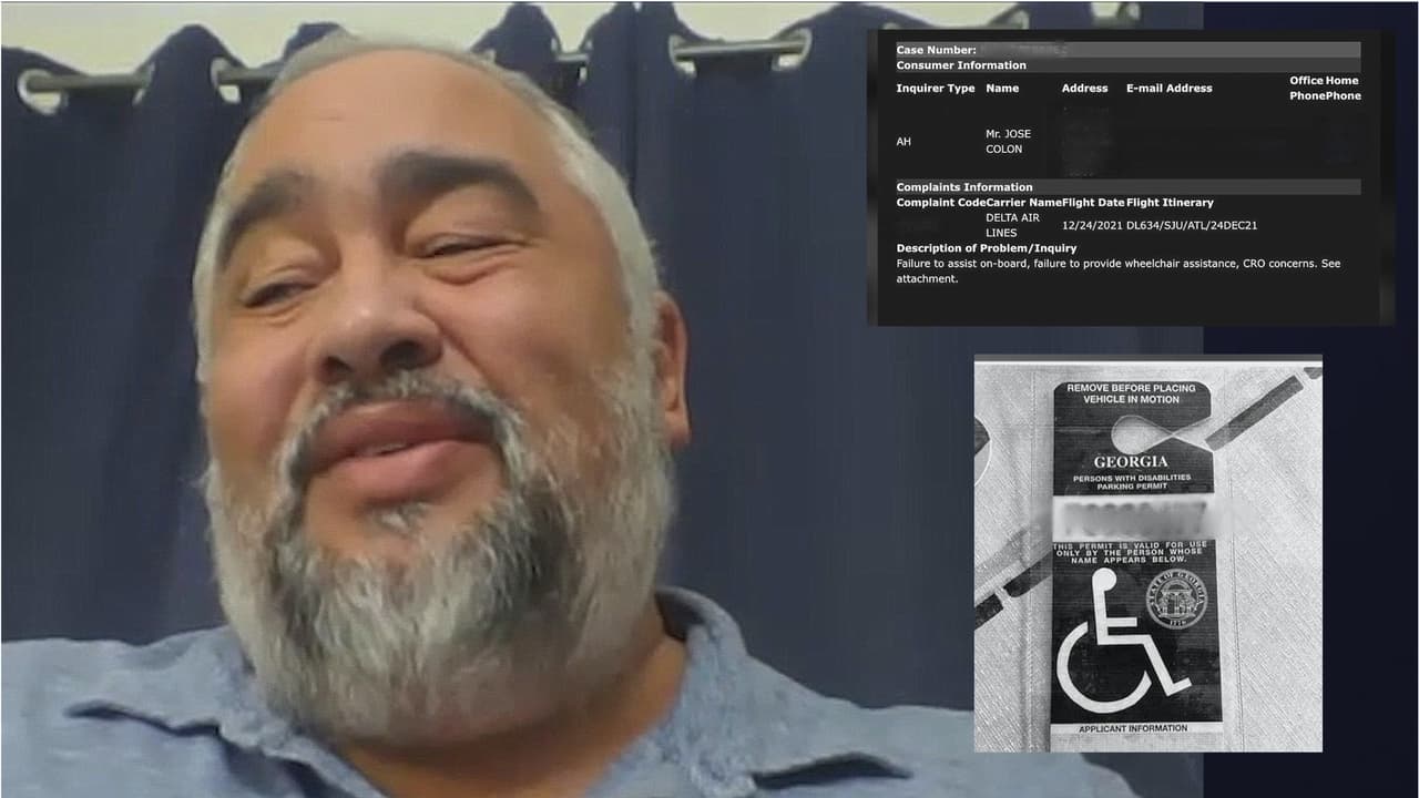 "Todo lleno de orín": puertorriqueño describe cómo la falta de asistencia tornó un vuelo a Atlanta en pesadilla