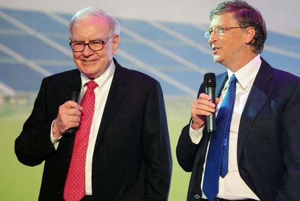 La cena para súper ricos convocada por Gates y Buffet atrajo a 50 líderes empresariales y filantrópicos.