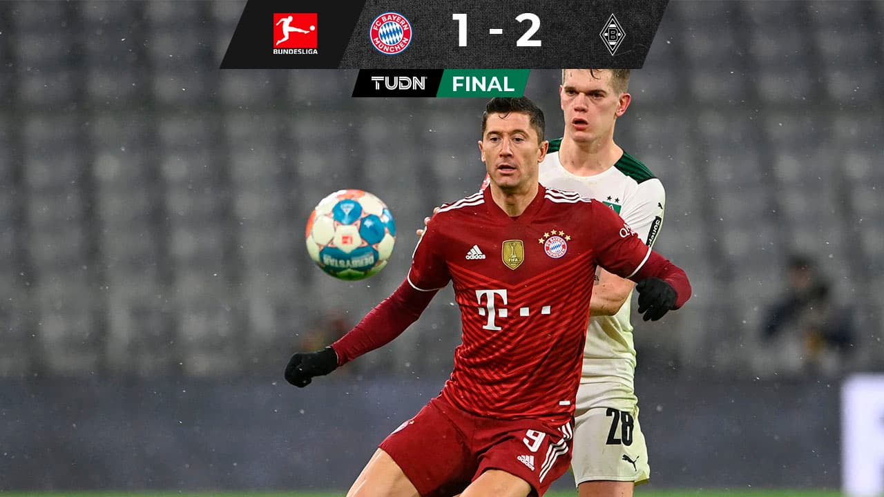 Bayern Munich fue sorprendido por el Borussia Monchengladbach 