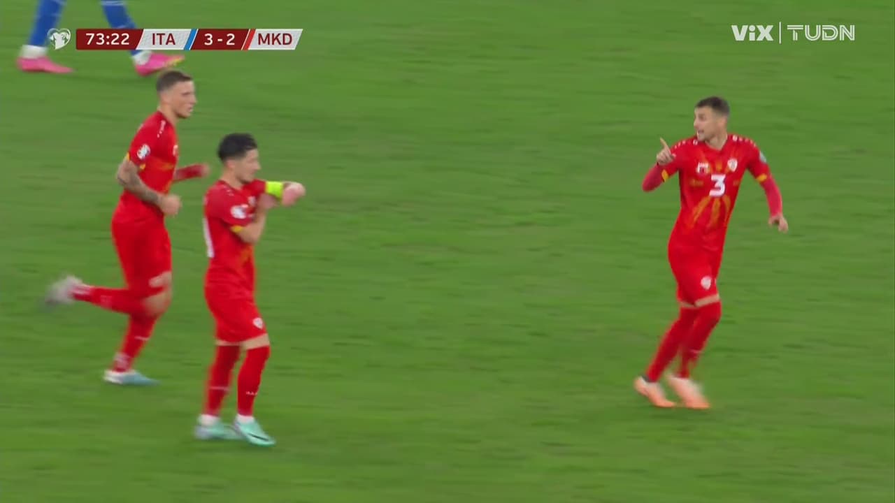 ¡Se acerca Macedonia! Doblete de Atanasov para el 3-2