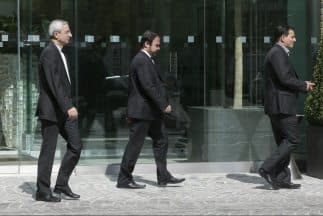 El embajador de Irán ante el organismo Internacional de Energía Atómica, Reza Najafi, en el marco de las conversaciones en Viena.