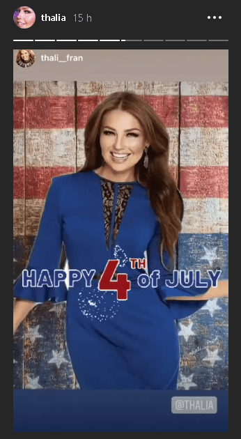 <b>Thalía</b>, quien está casada con el estadounidense Tommy Mottola, compartió en sus historias de 
<b><a href="https://www.instagram.com/thalia/?hl=es-la" target="_blank">Instagram</a></b> una imagen publicada por un grupo de fans.
