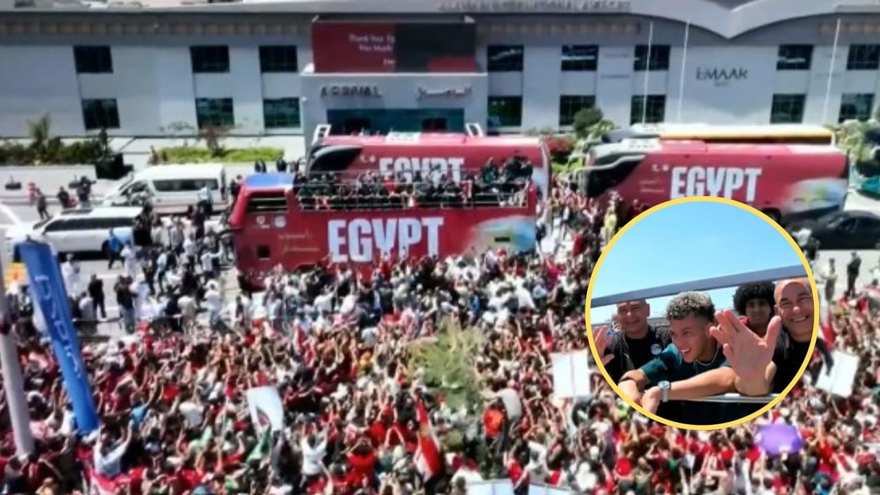 Egipto recibe a la selección tras histórica participación en el Mundial