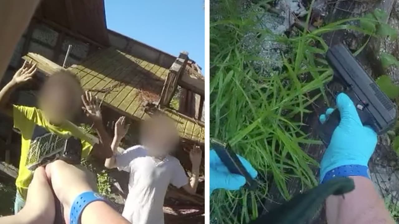 Capturan a dos niños de 12 años como sospechosos de disparar una pistola contra un auto