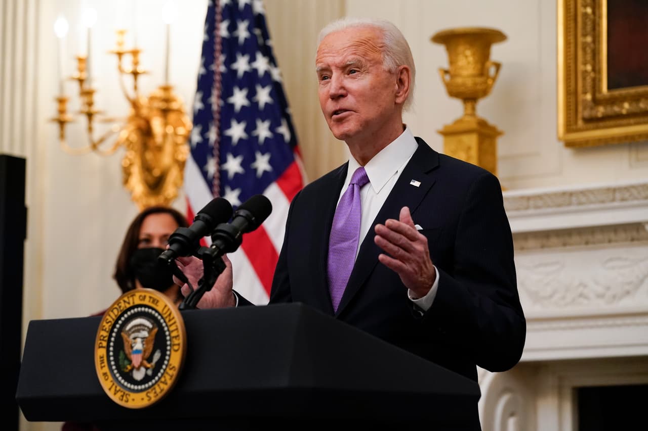 Joe Biden desde la Casa Blanca.