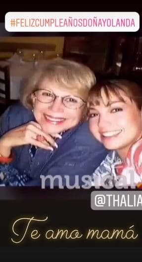 Fue a través de sus historias en Instagram que la cantante mexicana envió una felicitación a su mamá, quien el pasado 2 de octubre habría cumplido 84 años de edad.