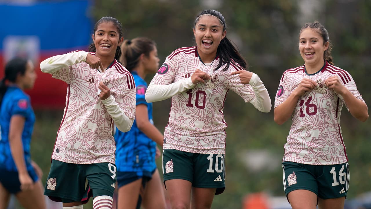 Selección Mexicana Femenil Sub-17 inicia Premundial con goleada ante El Salvador