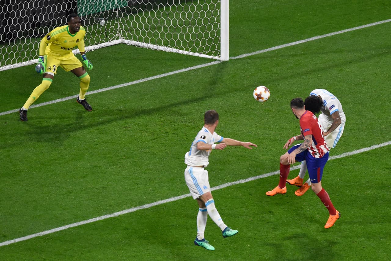 Atlético fue más peligros para poner en riesgo el arco del Marsella.