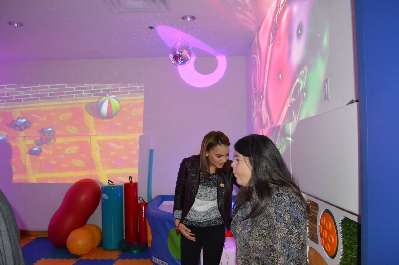 La cantante hizo un recorrido por todas las instalaciones del CRIT