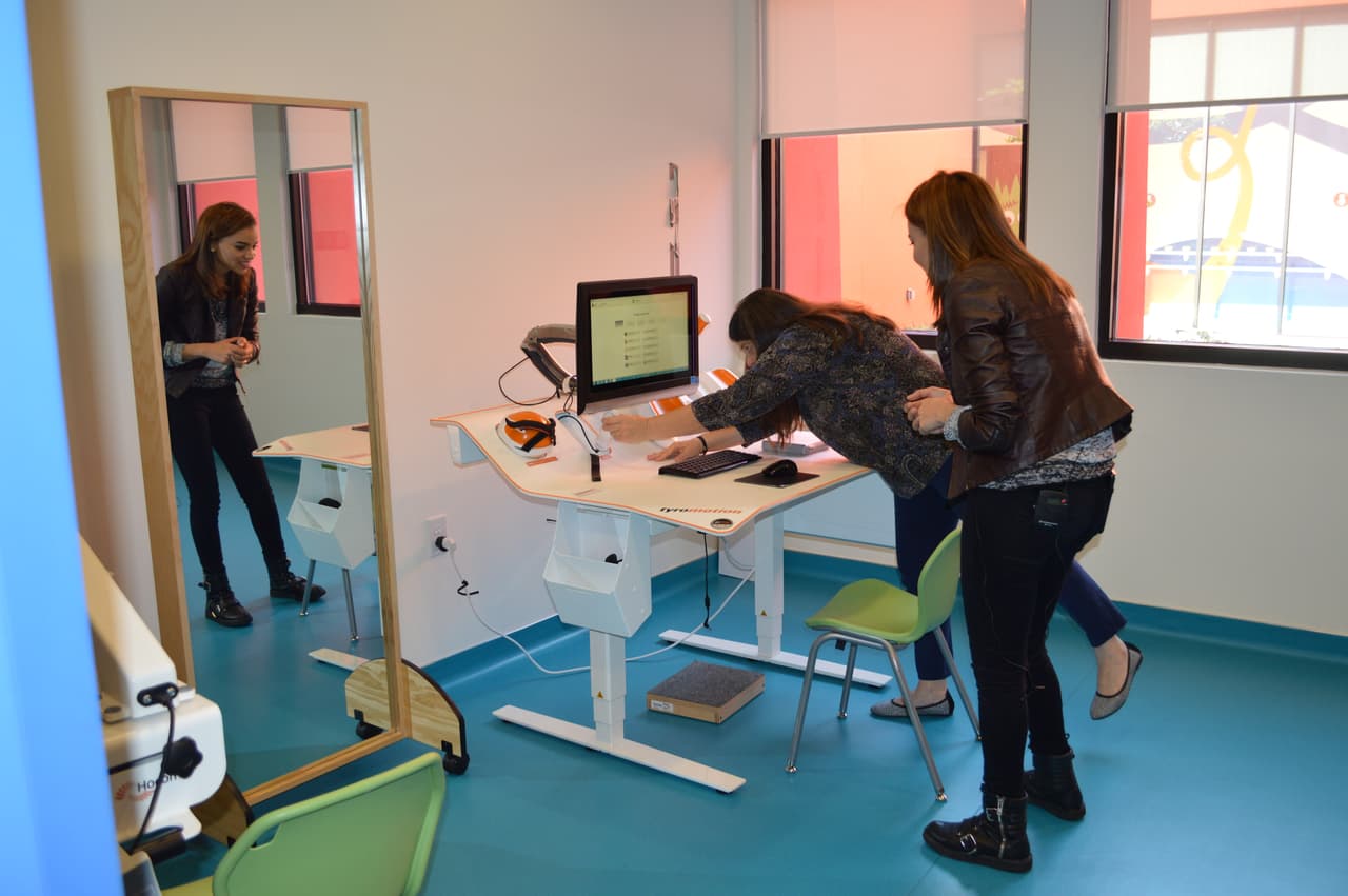 La cantante hizo un recorrido por todas las instalaciones del CRIT