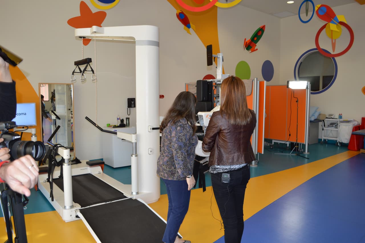 La cantante hizo un recorrido por todas las instalaciones del CRIT