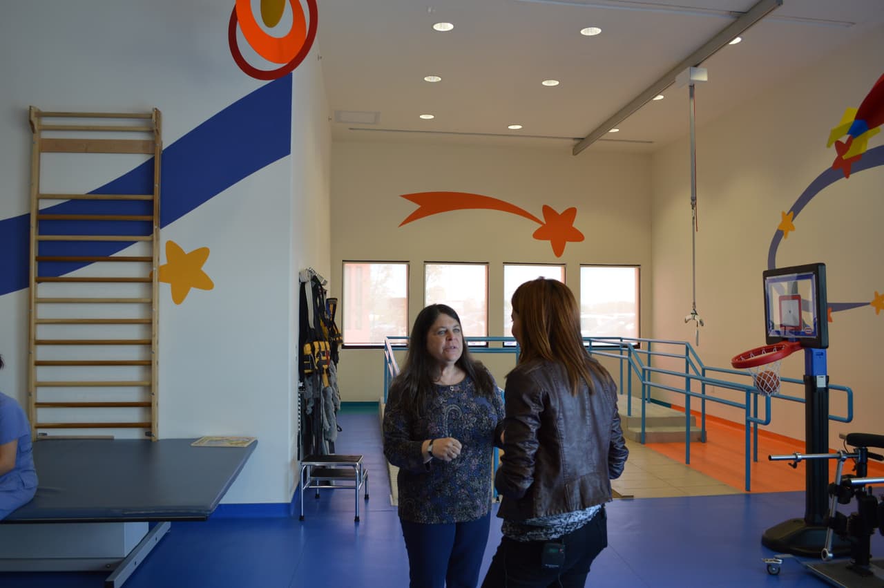 La cantante hizo un recorrido por todas las instalaciones del CRIT