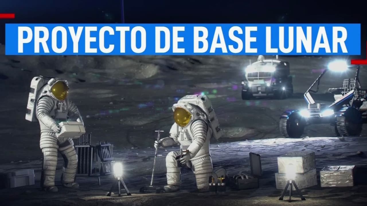 ¿Cuáles son las 3 fases del plan de la NASA para construir una base lunar?